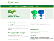 Tablet Screenshot of linotech.de